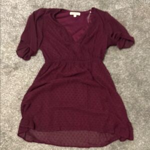 Elegant Purple Women's Dress